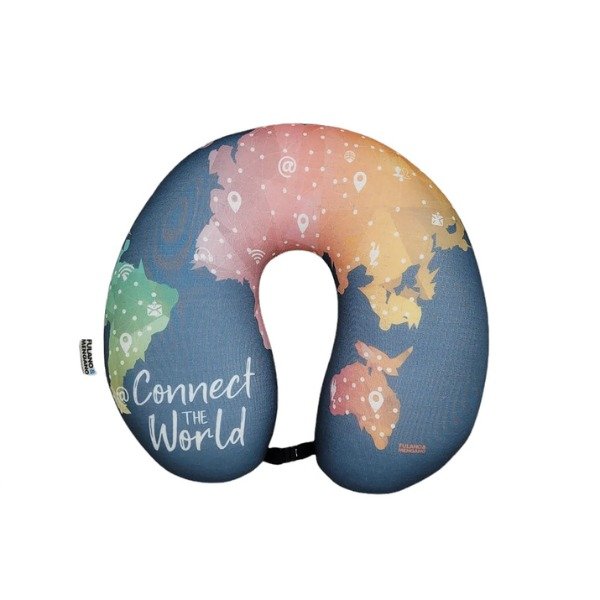 Producto - ALMOHADON CUELLO DE VIAJE - MAPA CONNECT