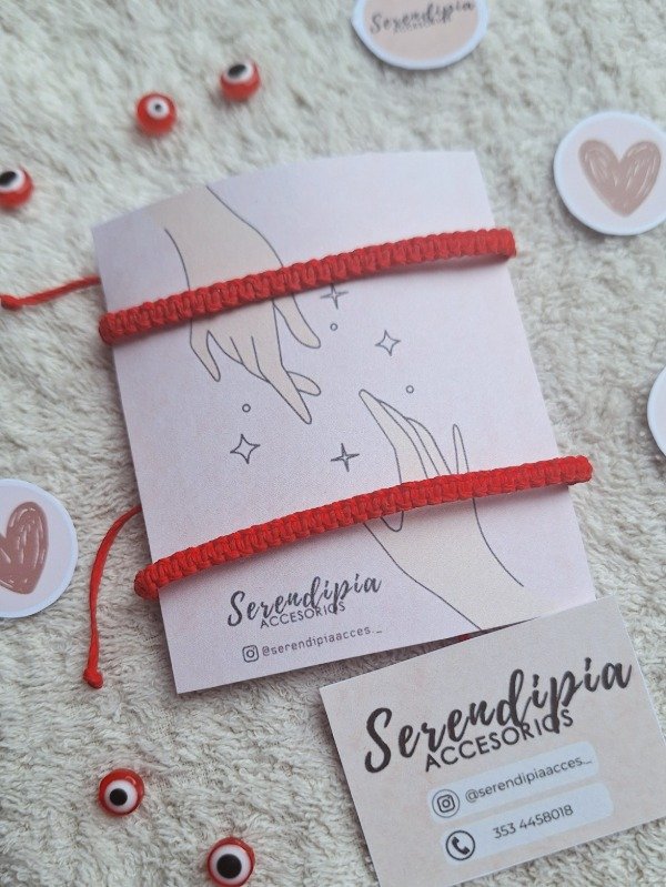 Producto - Pulseras simples rojas