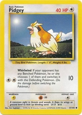Producto - Pidgey (57/102) [Base Set Unlimited]