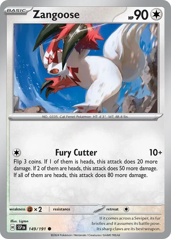 Producto - Zangoose - 149/191 - Surging Sparks