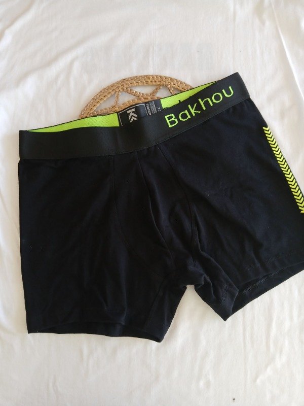 Producto - Boxer bakhou negro/amarillo T.L