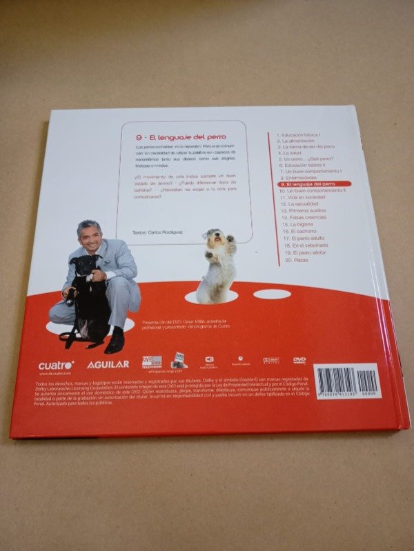 Producto - El encantador de perros #9 - Carlos Rodríguez - Aguilar 2009 Libro + DVD - 1