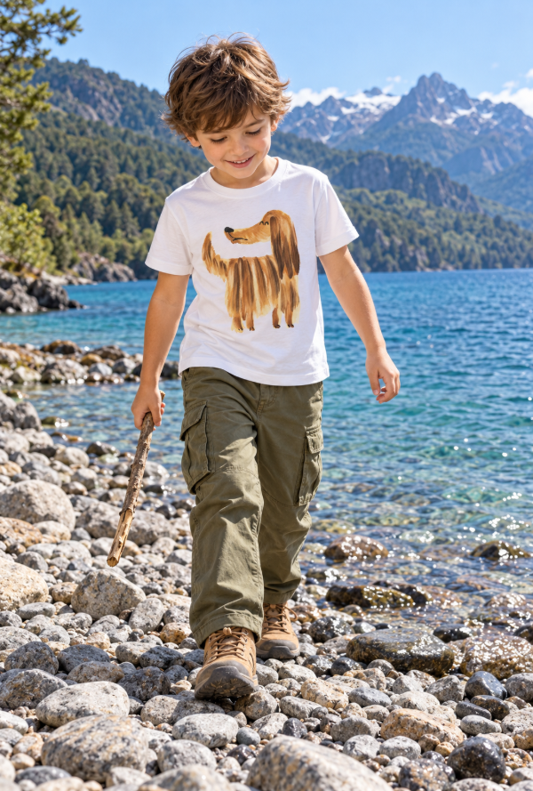 Producto - Remera infantil - PERRO MARRON - 0
