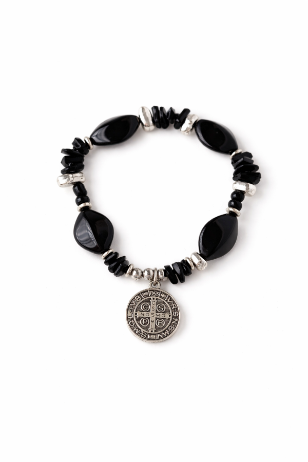 Producto - Pulsera san Benito negra
