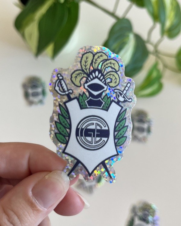 Producto - Sticker Glitter UV - Gimnasia y Esgrima La Plata