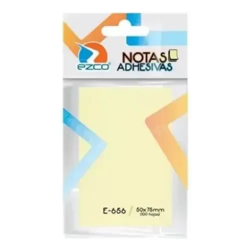 Producto - Nota adhesiva Ezco 50x75mm x100 hjs