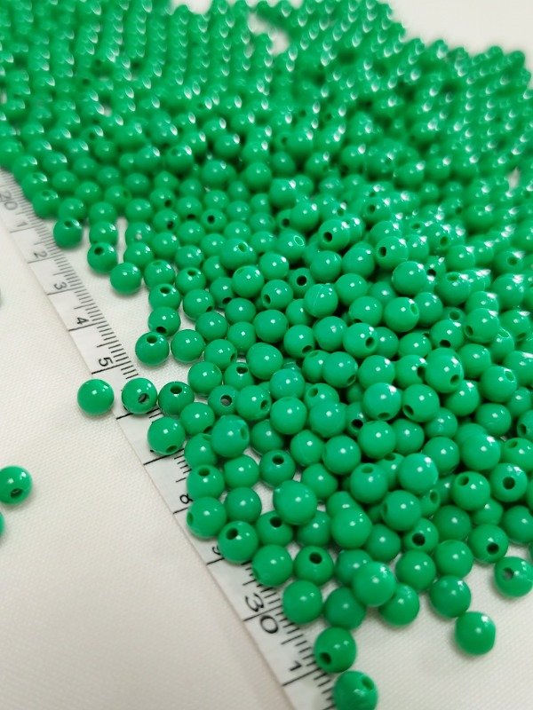 Producto - Bolitas verde 6 mm - 1