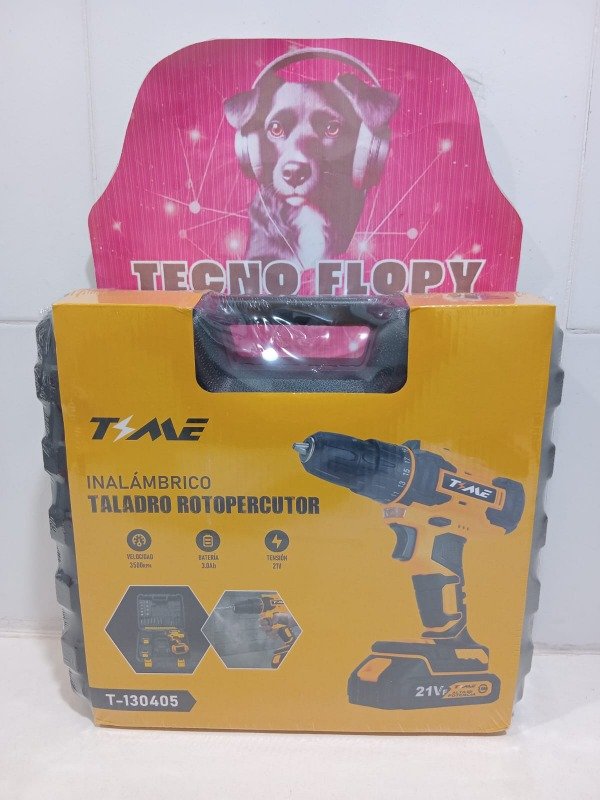 Producto - Taladro rotopercutor 2 baterias time
