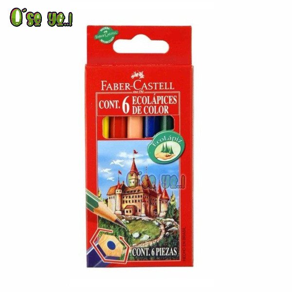 Producto - Mini Lápices de Color x 6 Faber