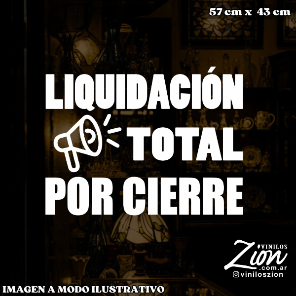 Producto - Vinilo para vidriera Liquidación total por cierre