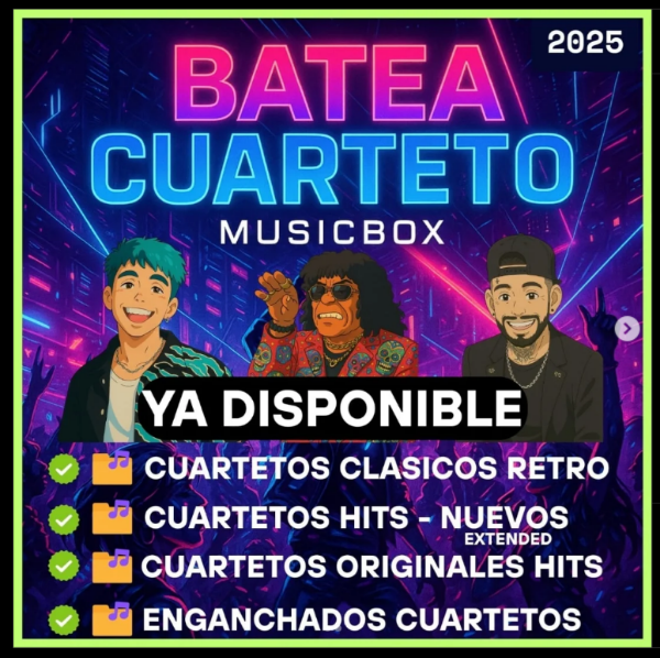 Producto - Musicbox Batea Cuartetos 2025