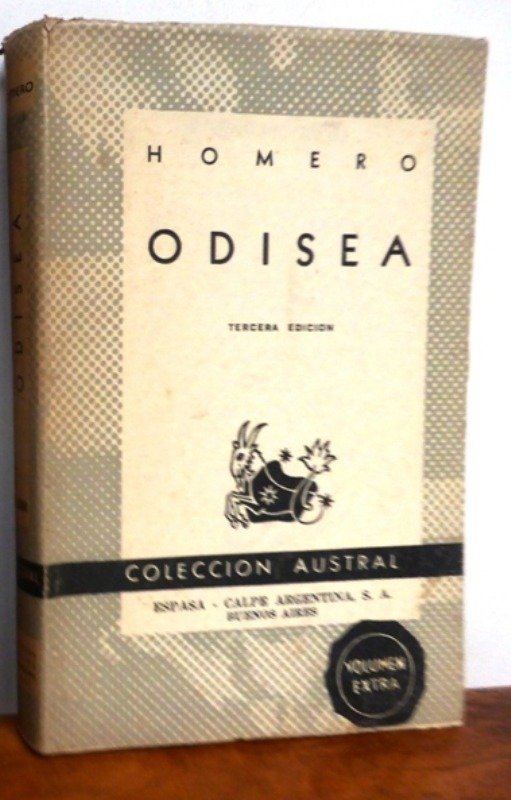 Producto - ODISEA - 3Ra EDICION - HOMERO - ESPASA CALPE - 1957