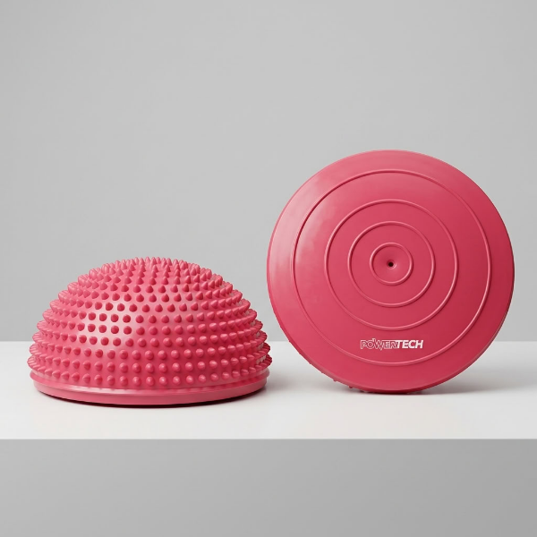 Producto - Bosu Media esfera de equilibrio reversible - POWERTECH - 1