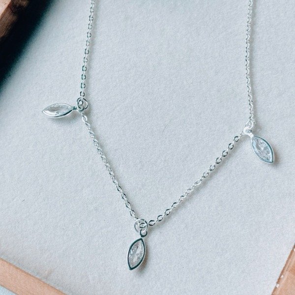 Producto - Conjunto Choker Prada Laminado Plata 925 - 1