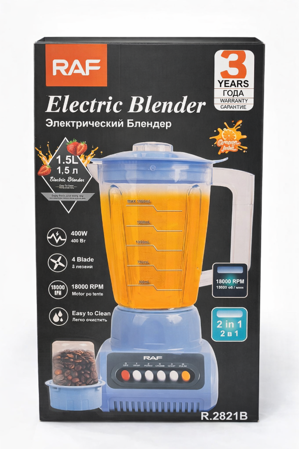 Producto - LICUADORA BLENDER RAF VASO PLSTICO 1.5 ML mc0674