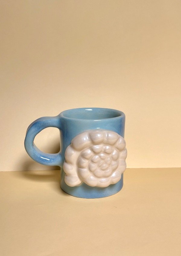 Producto - Taza Grande Caracol Perlado