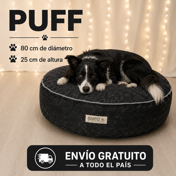 Producto - COLCHÓN PUFF REDONDO MARMOLADO DE 80cm.x25cm.