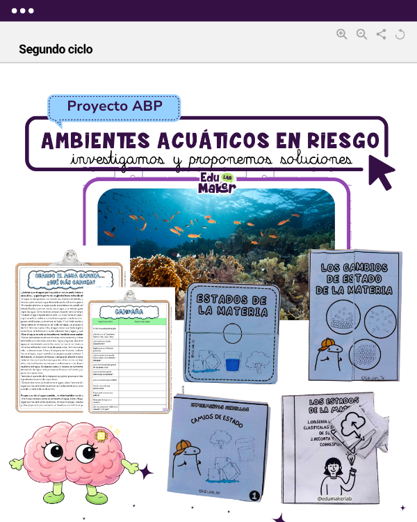Producto - PROYECTO ABP:AMBIENTES ACUÁTICOS EN RIESGO- MATERIA