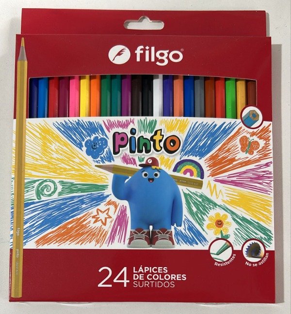 Producto - SET DE LAPICES FILGO PINTO DE 24 UNIDADES