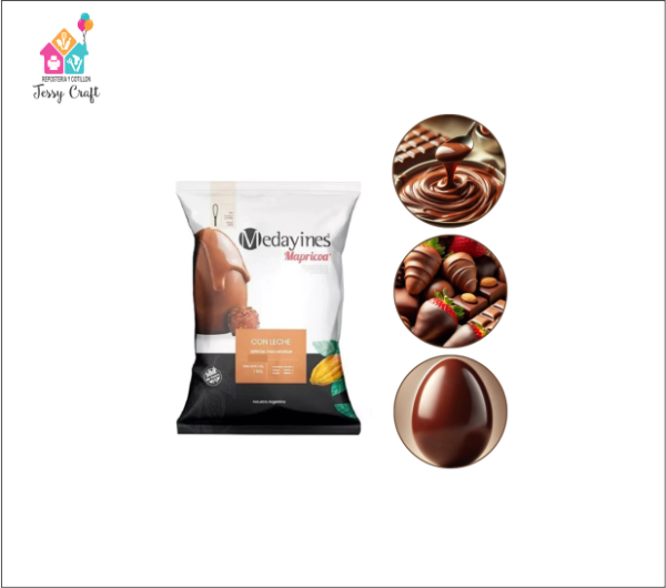 Producto - Chocolate con Leche Medayines Mapricoa 500grs