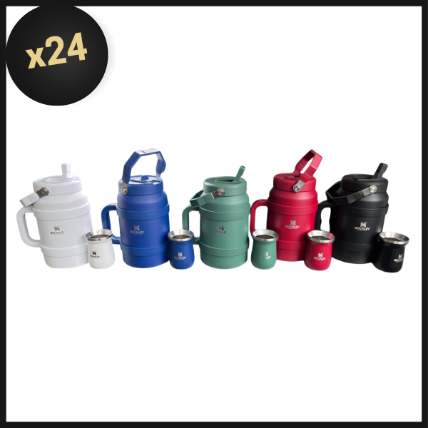 Producto - PROMO BULTO GALON DOBLE PICO CON MATE 1900ML CON LOGO