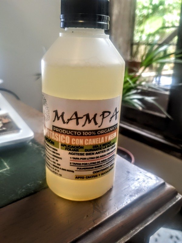 Producto - Jabón potasico con neem y canela Mampa - 250 cc