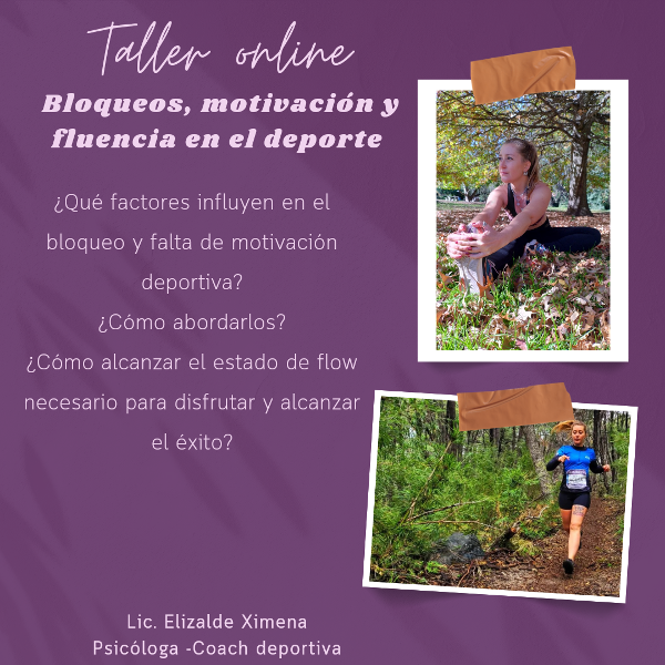 Producto - Taller online Bloqueos, Motivación y Fluencia en el deporte