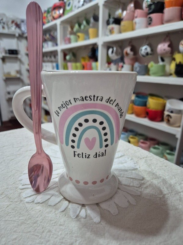 Producto - Taza choco cónica La mejor maestra