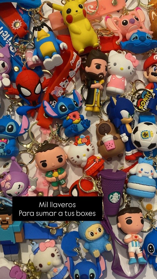 Producto - Llaveros personajes varios