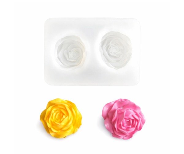 Producto - MOLDE SILICONA X2 ROSAS