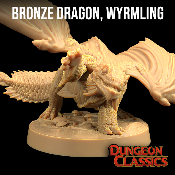 Producto - Wyrmling, dragón bronce - Dungeons and Dragons