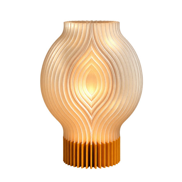 Producto - Lámpara Velador Shell USB (29 cm) - Diseño Orgánico Translucido LED - 1