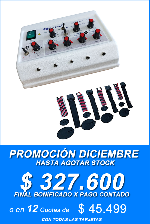 Producto - Biocontractor Electroestimulador Muscular KERTRAN - Rehabilitacion y TENS