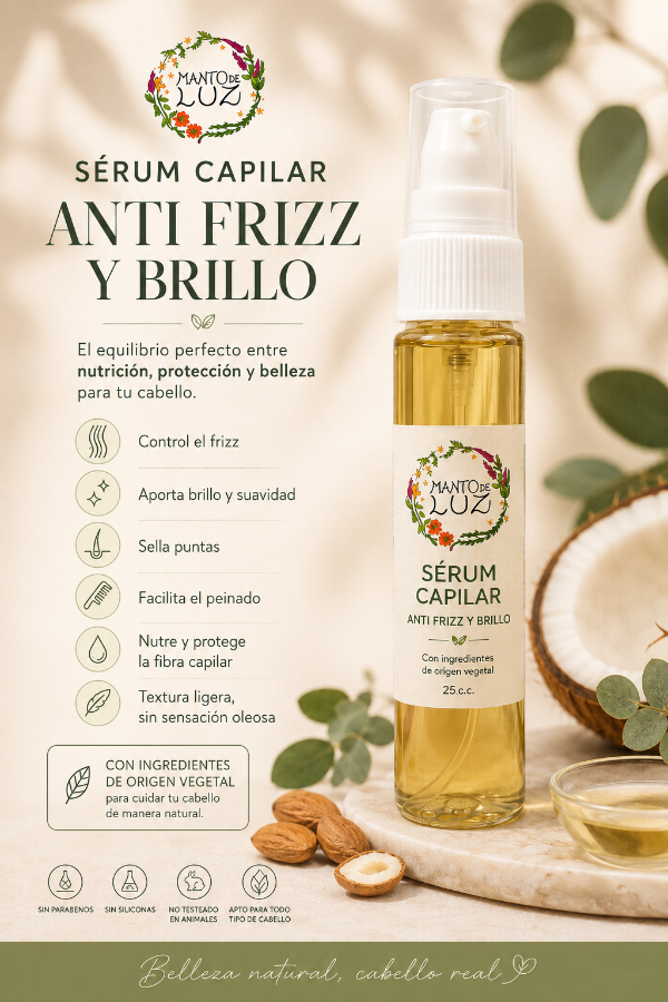 Producto - SERUM CAPILAR - Antifrizz  y Brillo - - 1