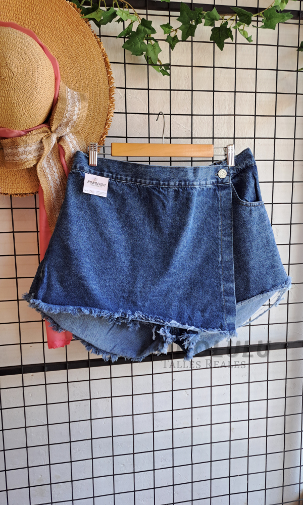 Producto - Skort #Denim Azul Nevado