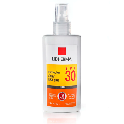 Producto - Protector solar UVA plus SPF 30 spray 150 g - Lidherma
