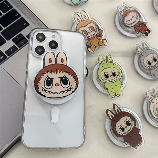 Producto - Anillo para celular soporte Labubu