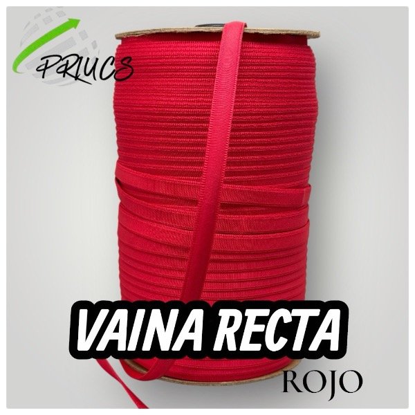 Producto - VAINA RECTA 11mm COLOR ROJO