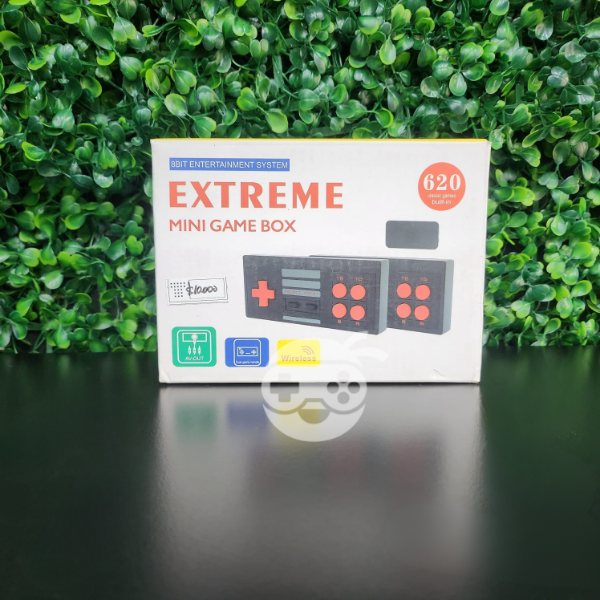 Producto - CONSOLA RETRO EXTREME MINI CON 620 JUEGOS Y 2 JOYSTICK
