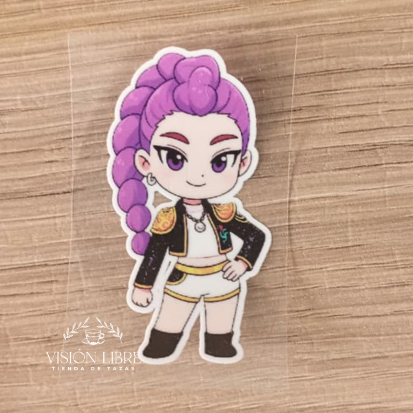 Producto - Stickers Guerreras K-pop 6cm - 1