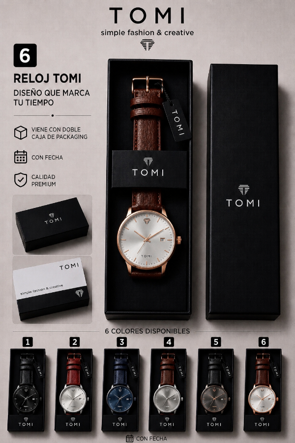Producto - RELOJ TOMI PREMIUM 2 - 5