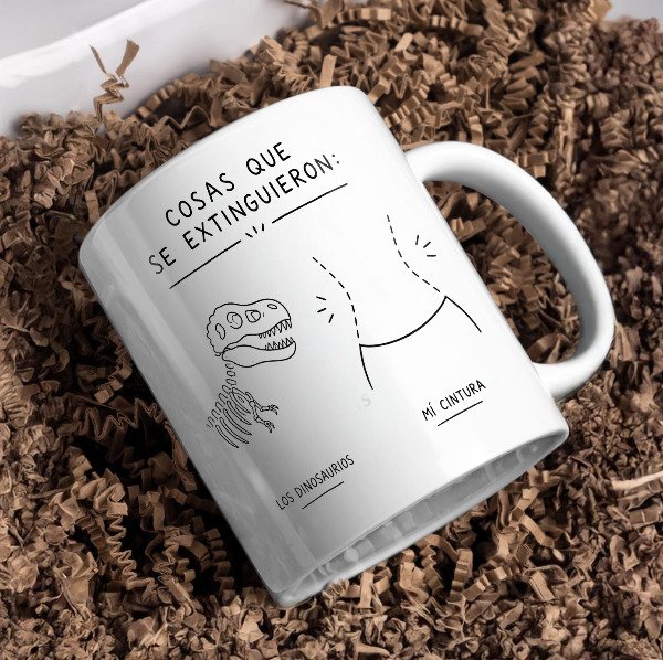 Producto - Cosas que se extinguieron: Los dinosaurios y mi cintura