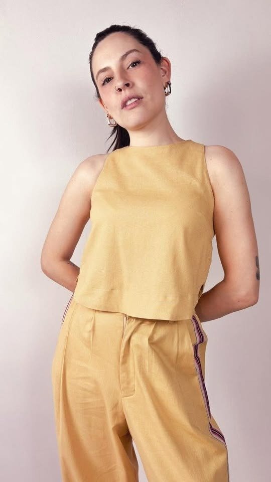 Producto - Top Ornella Camel