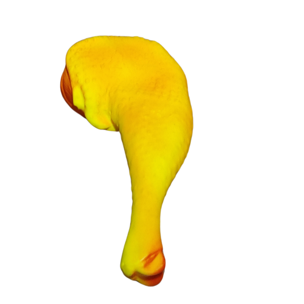 Producto - Juguete para perros con chifle sonoro modelo pata de pollo. - 1