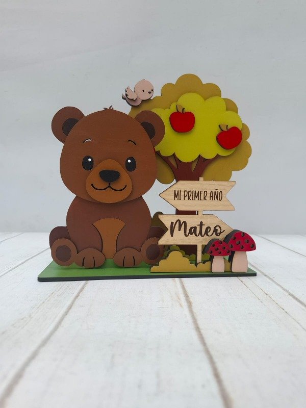 Producto - CENTROS DE MESA ANIMALES DEL BOSQUE - 5