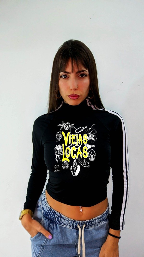 Producto - CAMISETA TERMICA MUJER VIEJAS LOCAS DIBUJOS