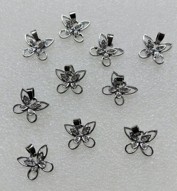 Producto - Dije mariposa calado c/strass 0003 DNB 4/26