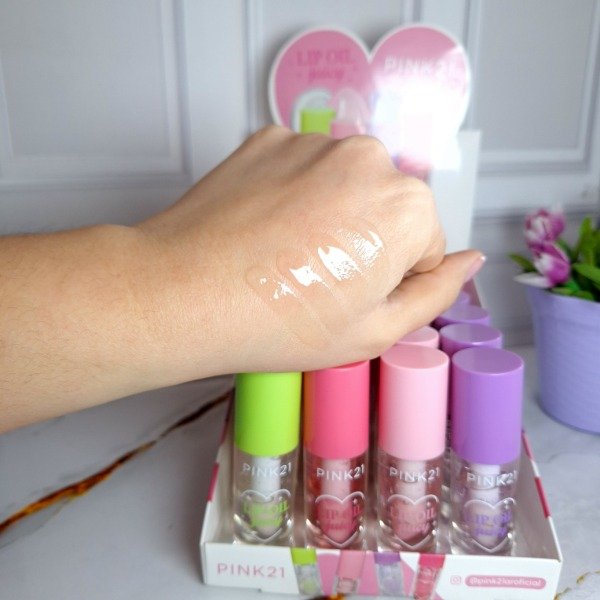 Producto - Aceite para labios efecto gloss pink 21