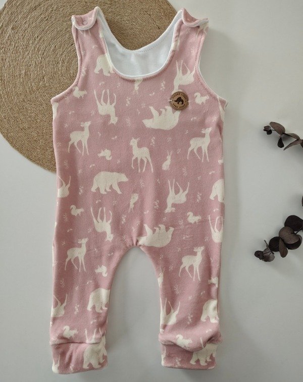 Producto - Romper Plush: BOSQUE ROSA