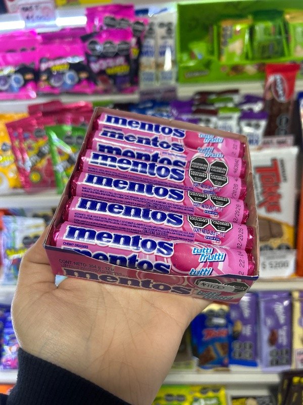 Producto - MENTOS TUTTI FRUTTI X1